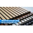 4Pcs 23.6" x 47.24" Wood Look Acoustic Slat Wall Paneling,Sound proof 3D Wall Panels (31 sq.ft./Case)-88939576