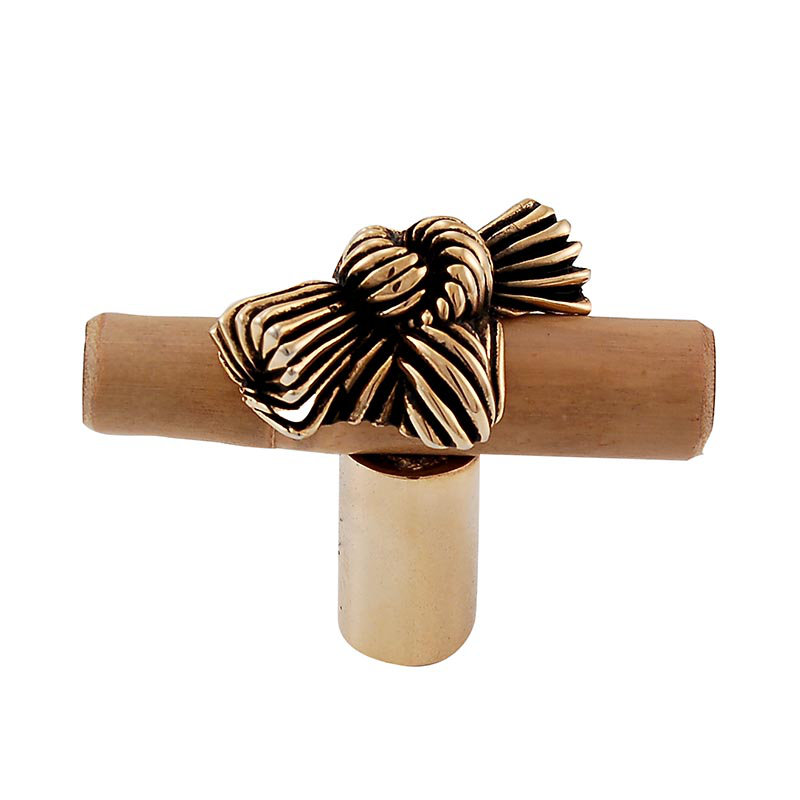 Palmaria Bar Knob, Antique Gold