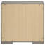 Table de chevet 2 tiroirs Pierce Grey-1037013113