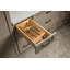 Tiroir à couverts en érable massif 10-1 / 4 "X 19-1 / 2" avec détails noirs Craftsman-130481571