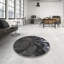 Tapis gris tissé à la machine-584478825