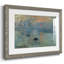 Sunrise By Monet, reproduction d'art encadrée-462210313-462210314