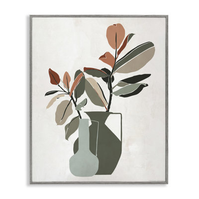 «Green Neutral Palette Plants», estampe numérique par Reinders