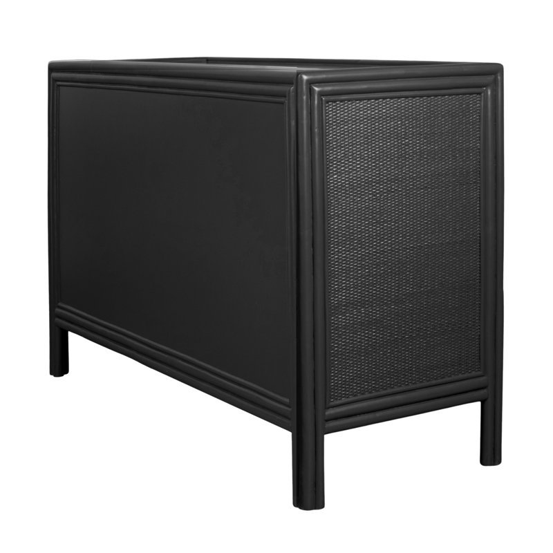 Aruba 6 - Drawer Dresser, Black