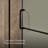 Elate Sliding Bath Door, 56-3/4-In H X 56-1/4 - 59-5/8-In W With Heavy 5/16-In Thick Frosted Glass With Rectangular Grille Pattern-55920901