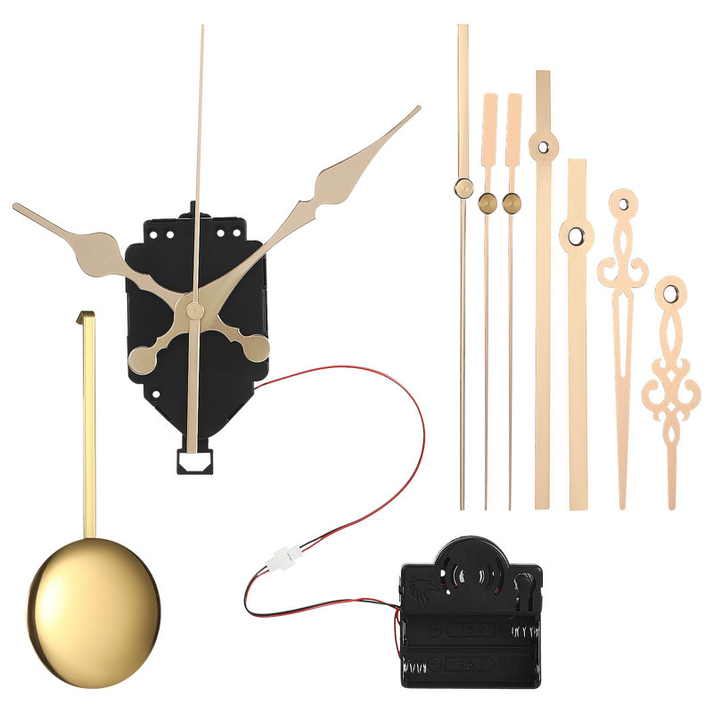 1 Set Diy Wall Clock Mechanism Kit Clock Pendulum Clock Hands Repair Kit