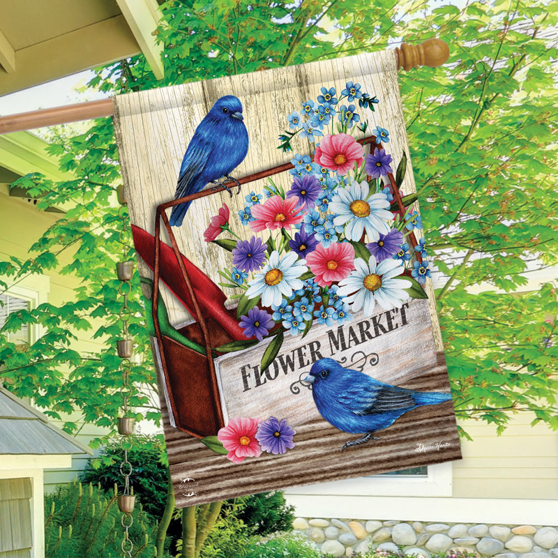 Drapeau du marché aux fleurs