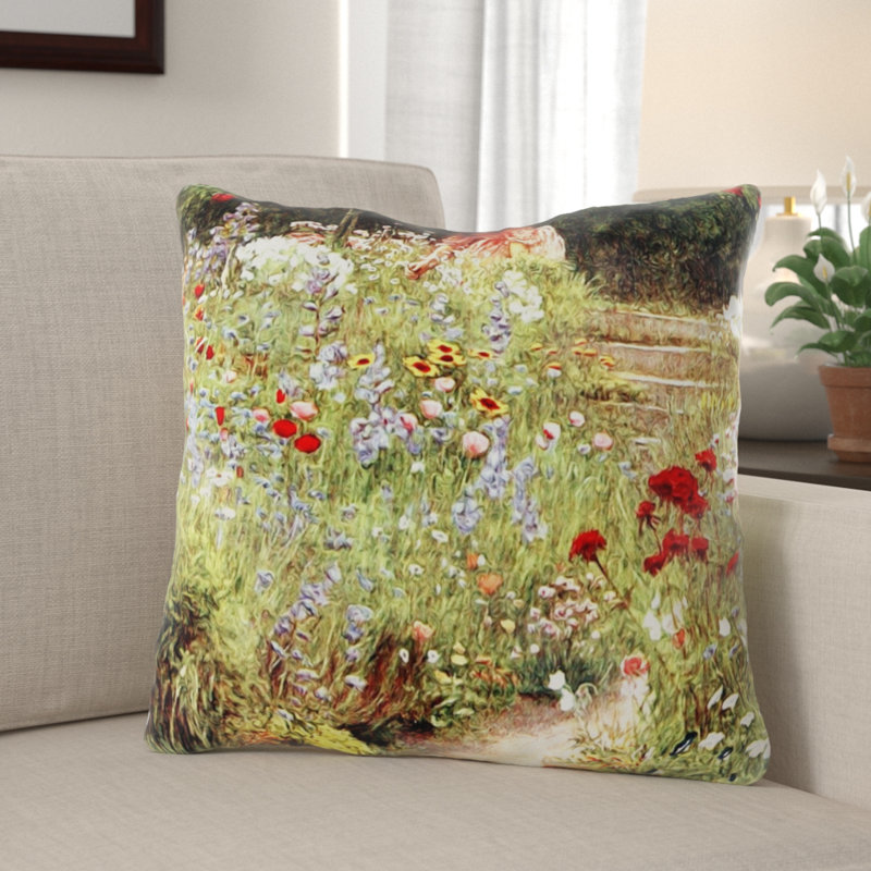 Reversible Throw Pillow, Microsuede, Indoor