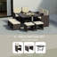 Parkson 8-Seater Dining Set with Cushions, UKFR Certified-224340571