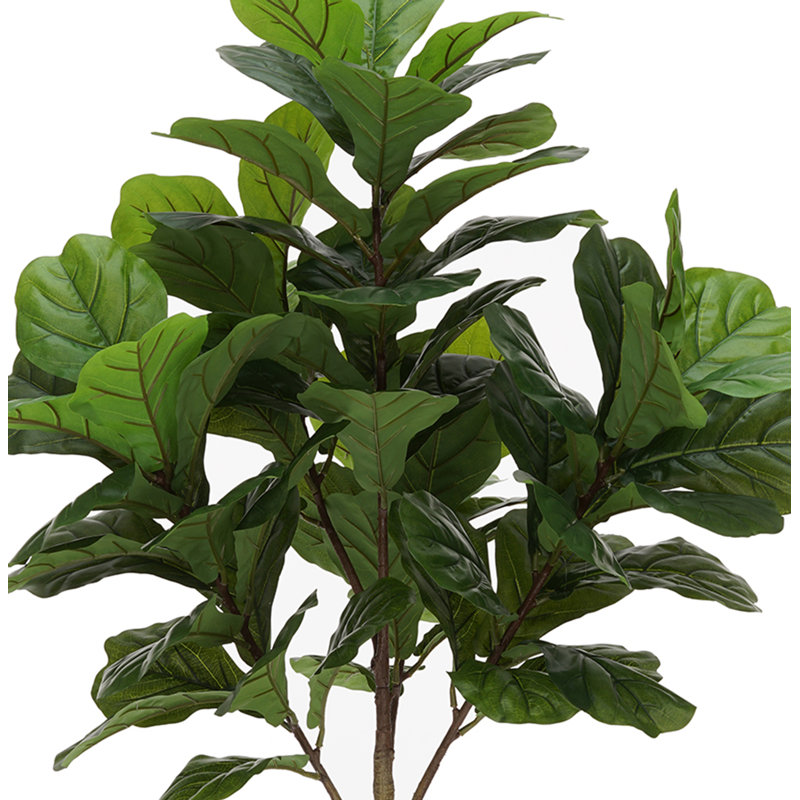 Figuier à feuilles artificielle en pot, H 70 po x l 30 po x P 30 po