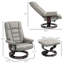 HOMCOM Recliner With Ottoman-1578446646