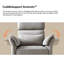 Beckette Modern Swivel Glider Nursery Power Recliner With Adjustable Headrest-2144771712