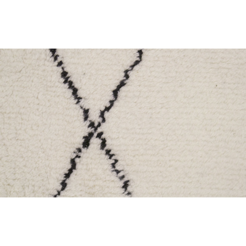 Moroccan Wool Geometric Area Rug