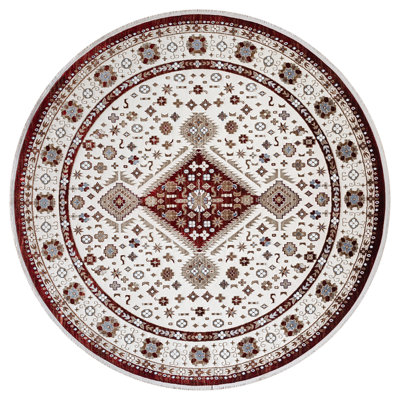 Carllene Area Rug with Non-Slip Backing