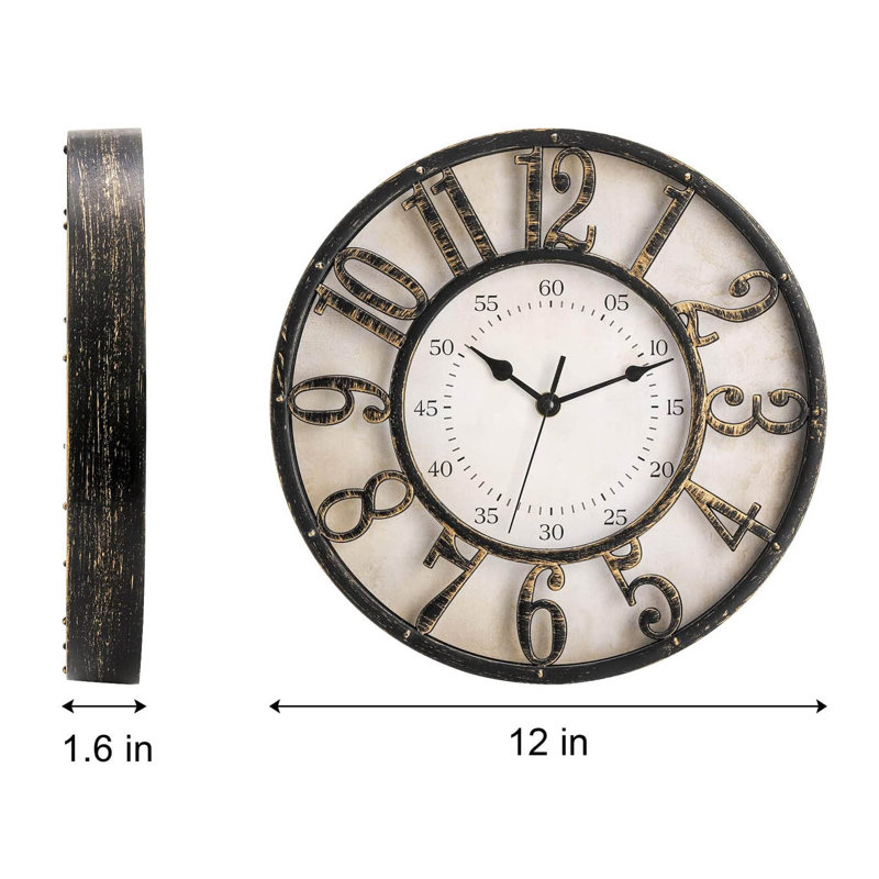 Metal Wall Clock