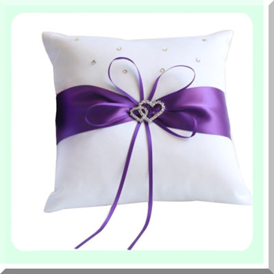 Flower Girl Basket and Ring Pillow Set for Wedding