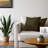Ansa 2-Piece Dark Green Velvet Floral Patterned Couch Throw Pillow, 17.75" H X 17.75" W X 5.84" D