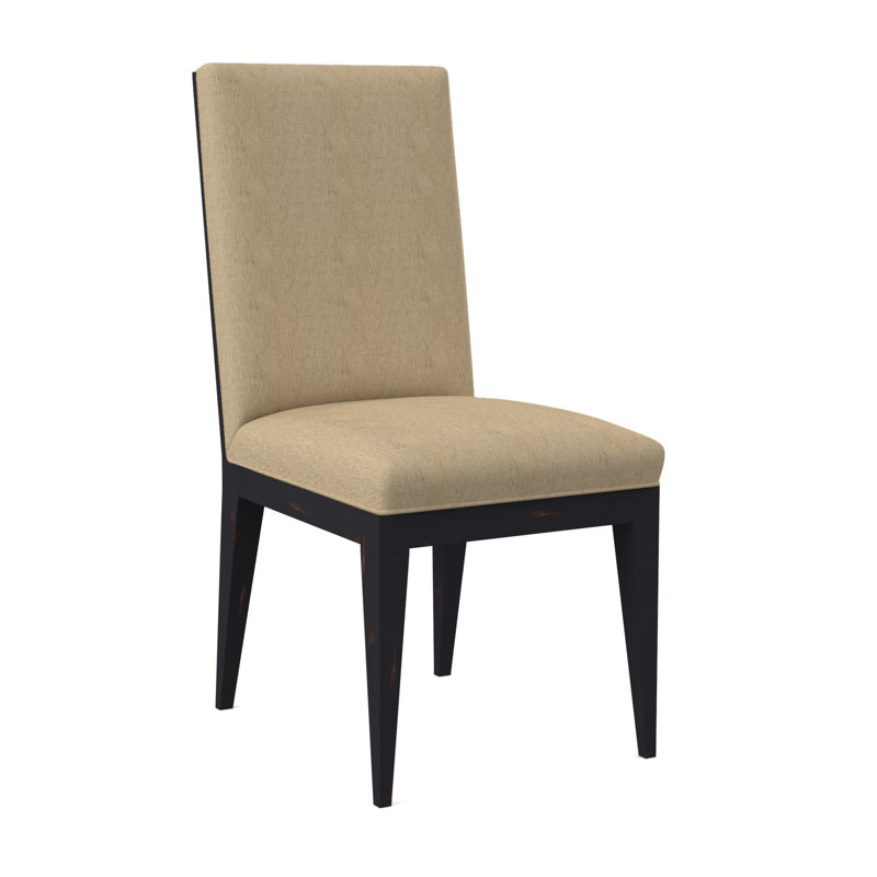 Logan Dining Chair, Venice Ivory, Vintage Ebony
