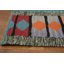 Tapis de couloir oriental bleu Kilim