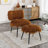 Marai Upholstered Side Chair with Ottoman-342519509