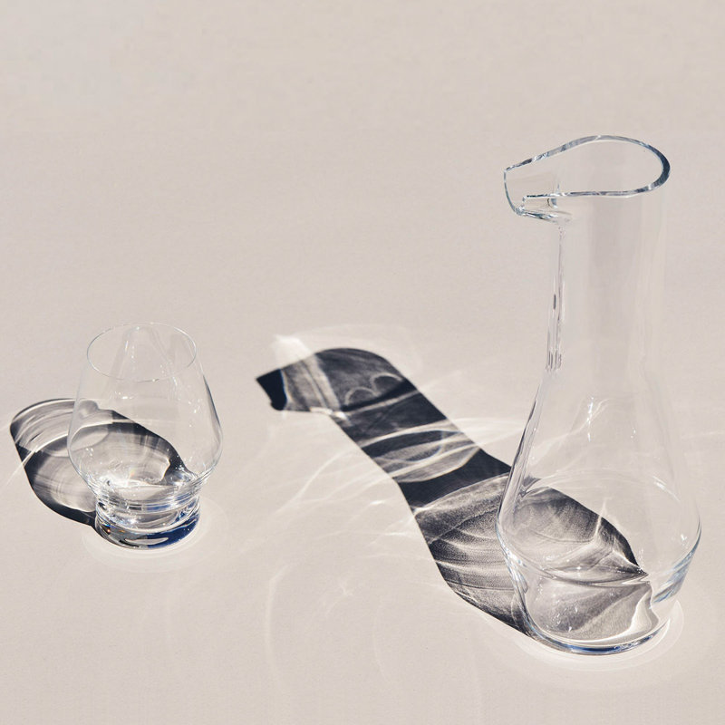 Beak Crystal Lead Free Crystal Carafe, Clear