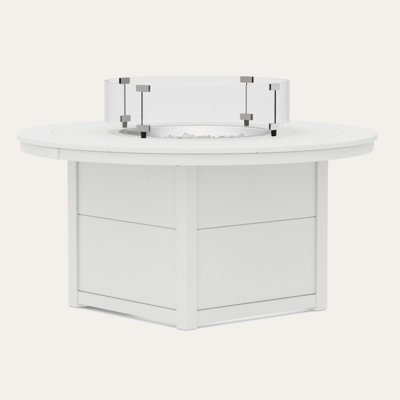 Table ronde pour foyer POLYWOOD