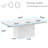 Eclat Faux Marble Dining Table-1553400350-1547655128