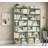 6-Tier Open Bookcase Set of 2, Freestanding Tall Display Shelf for Bedroom Living Room Office, Green