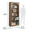 Bibliothèque à 5 tablettes Dorset-1893667281