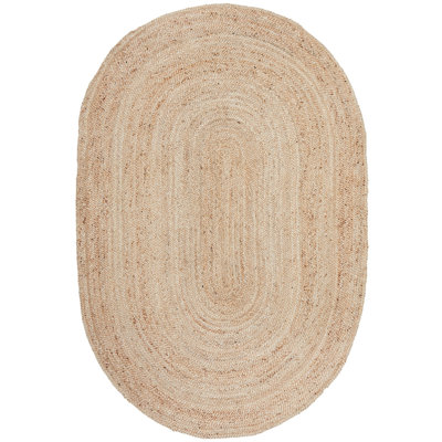 Oval Revamp Solid Colour Area Rug