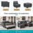 Ayden Hunsicker 63.8'' Modular Upholstered Sectional Sofa Bed Tufted Polyester Blend Sleeper with Storage-1227201307