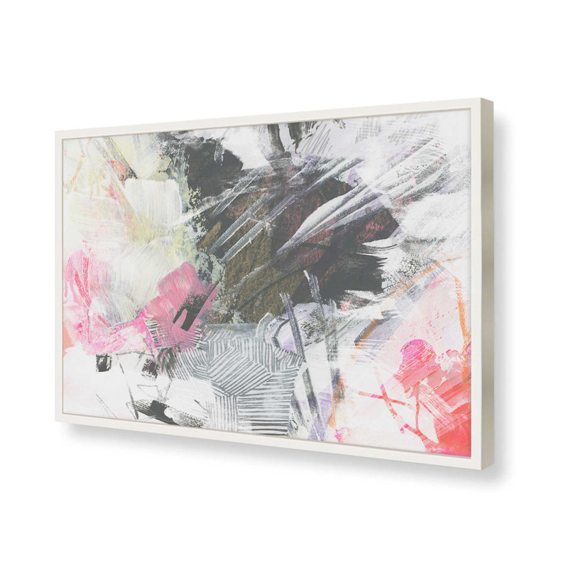 Lipstick & Charcoal I by June Erica Vess Art Print, 36" H x 48" W, White