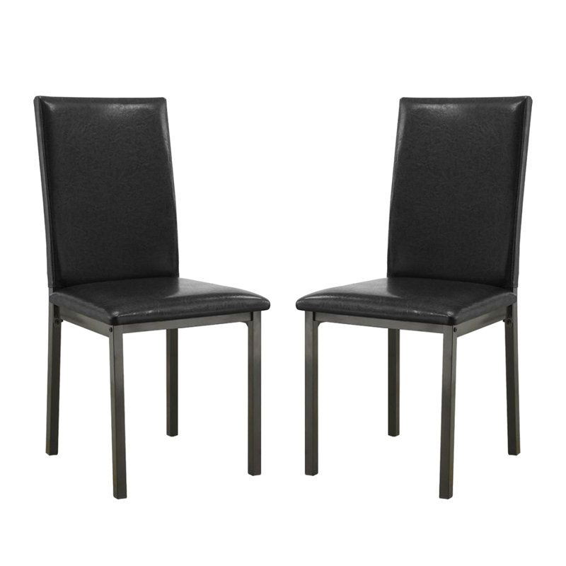 Ensemble de 2 chaises d'appoint rembourrées