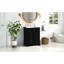 Meuble-lavabo de 24 po avec rangement pour porte d'armoire, style moderne, construction, lavabo brillant, assemblage facile pour les débutants, diverses fonctions de rangement, design contemporain, lavabo, finition lisse, finition rapide