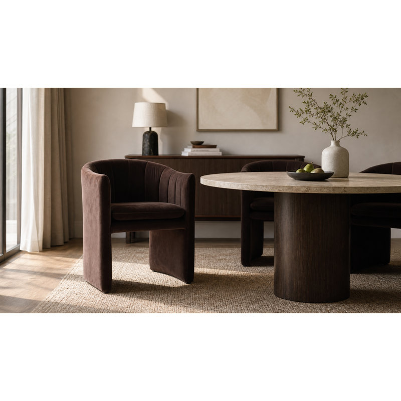 Chaise de salle à manger 30 po, Brown