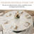 59" Round Marble Dining Table for 6-8 People-133376763