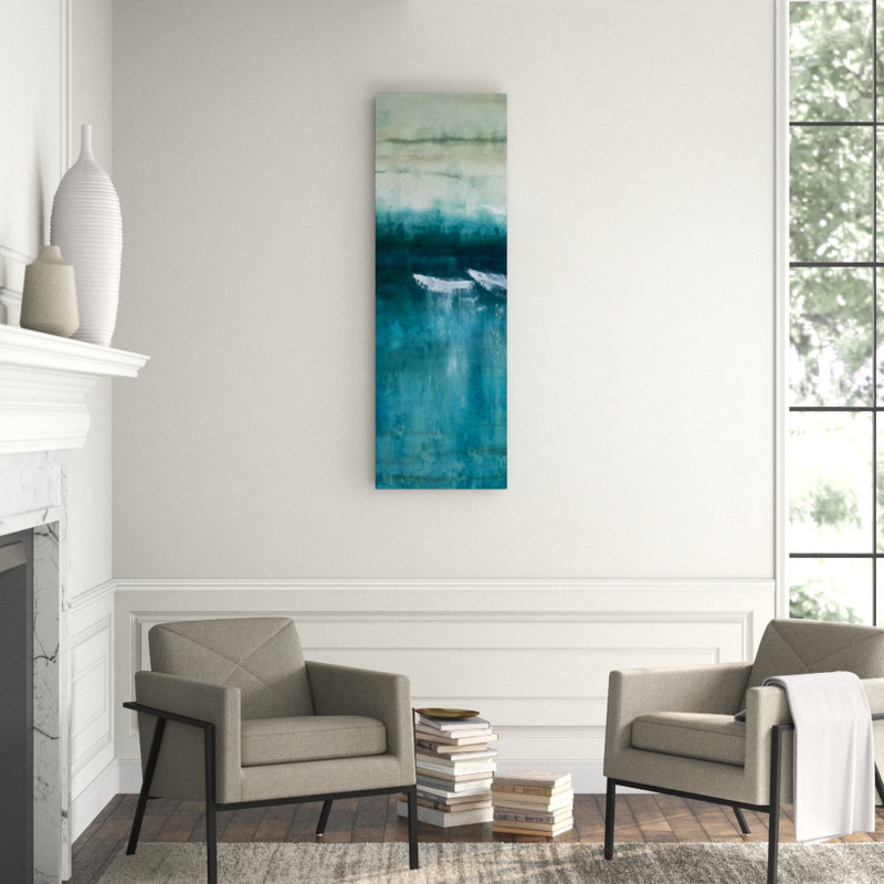 «Oceana II» par Barclay Butera, impression sur toile tendue, H 60 po x l 20 po x P 1,5 po, Extérieur