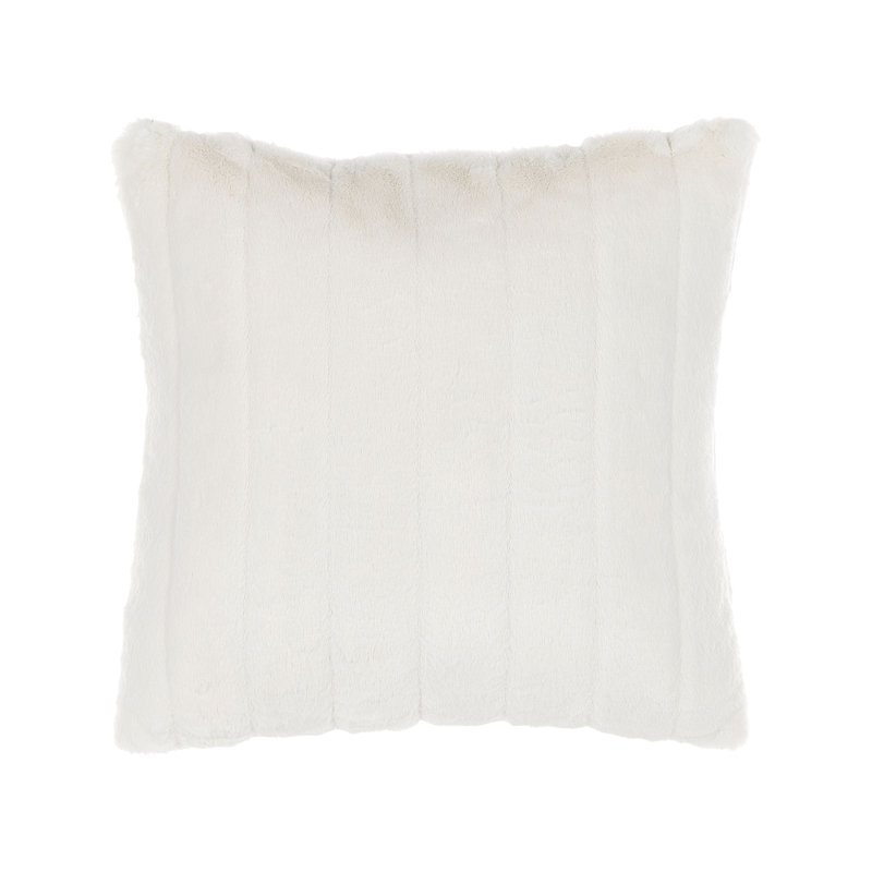 Miltiades Square Cushion, White