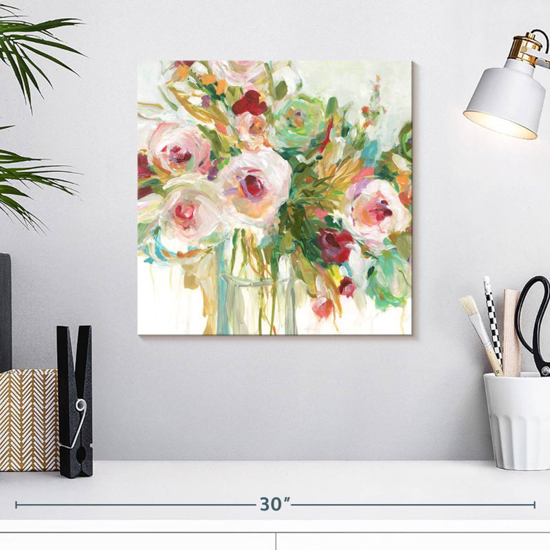 Abandon floral, H 16 po x l 16 po