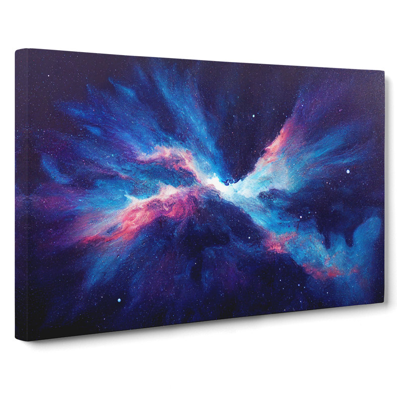 Neon Galaxy Vol.1 - Wrapped Canvas Print