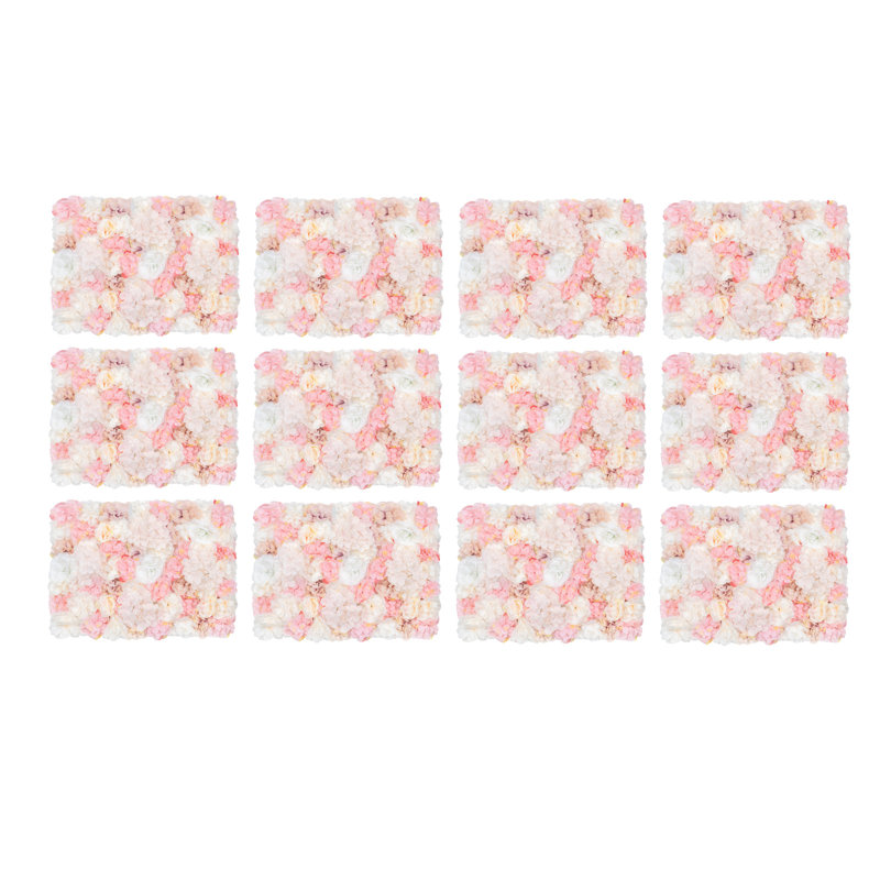 Panneaux muraux à fleurs artificielles