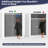 43"-48" W x 76" H Single Sliding Frameless Shower Door in Brushed Nickel with 1/4" (6mm) Clear Tempered Glass-121082514