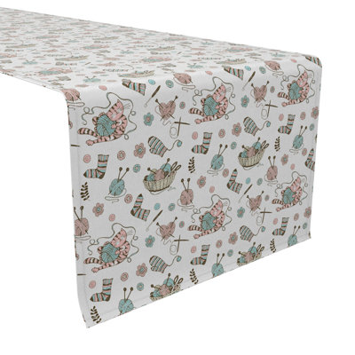 Rectangular Cotton Twill Table Runner