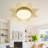  24“ Dimmable Sunburst LED Flush Mount Ceiling Light-723095627