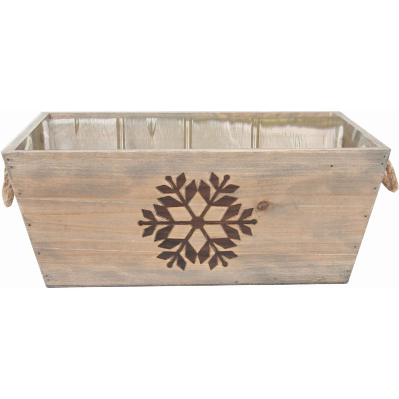 The Holiday Aisle® Crate, 5" H x 12.5" W x 9" D