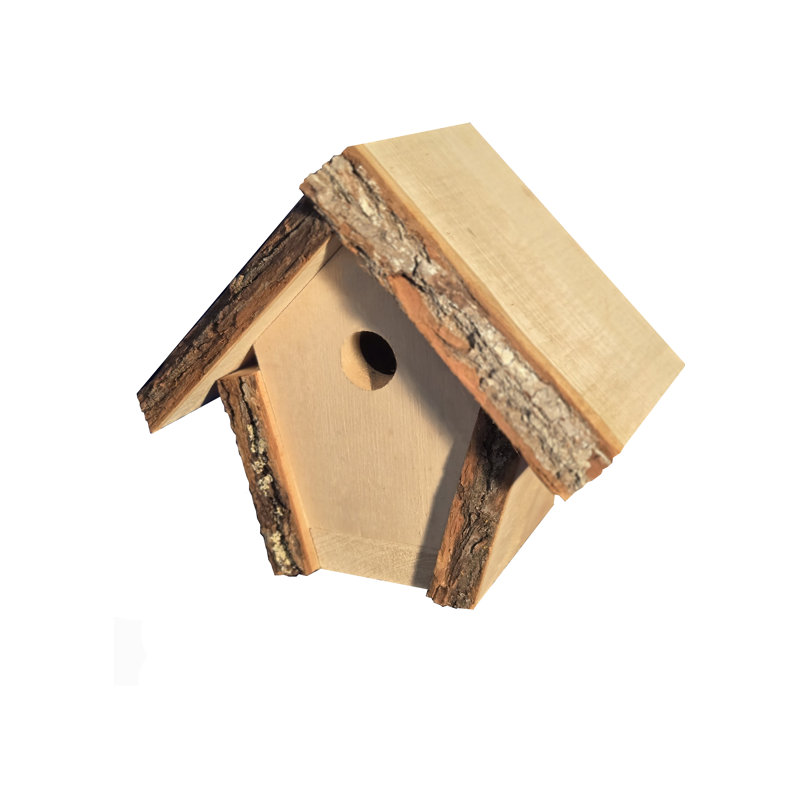 Maison d'oiseaux rustique style chalet