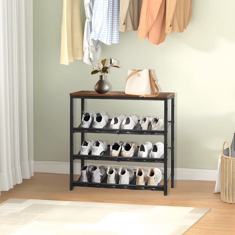 4 Tier Floor Standing Shoe Rack