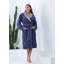 Peignoir 100% coton en ratine avec poches-74494319-74494314