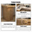 Bureaux en bois massif en L de couleur bois-107209660-107209658