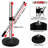 5 Core Desk Microphone Stand Height and Angle Adjustable Desktop Mic Stand Table Mic Holder with Round Metal Base